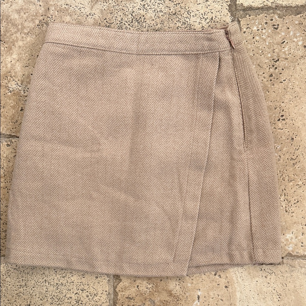 Abercrombie & Fitch Tan Mini Skirt
